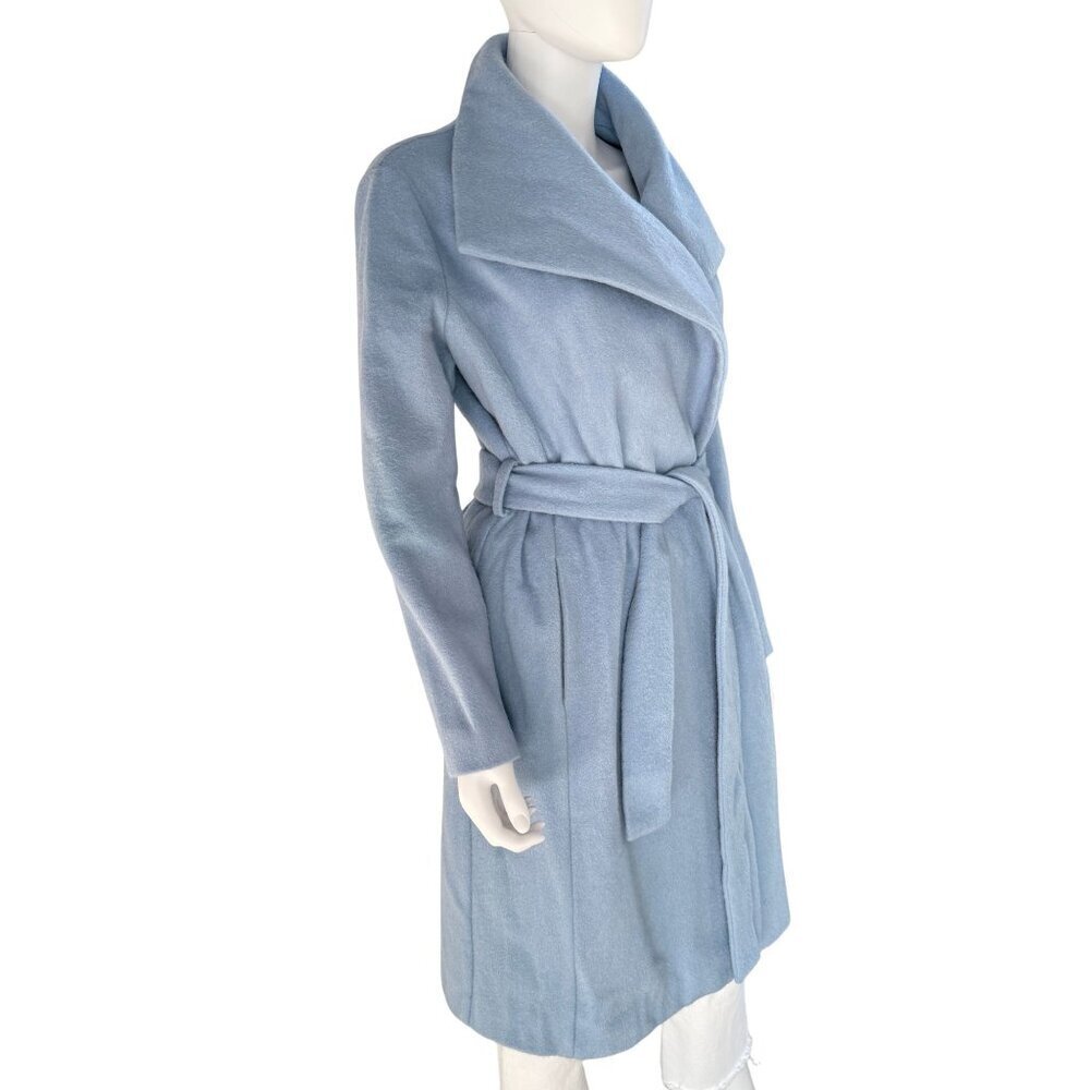 Flo Atelier Wool Blend Belted Coat Size L